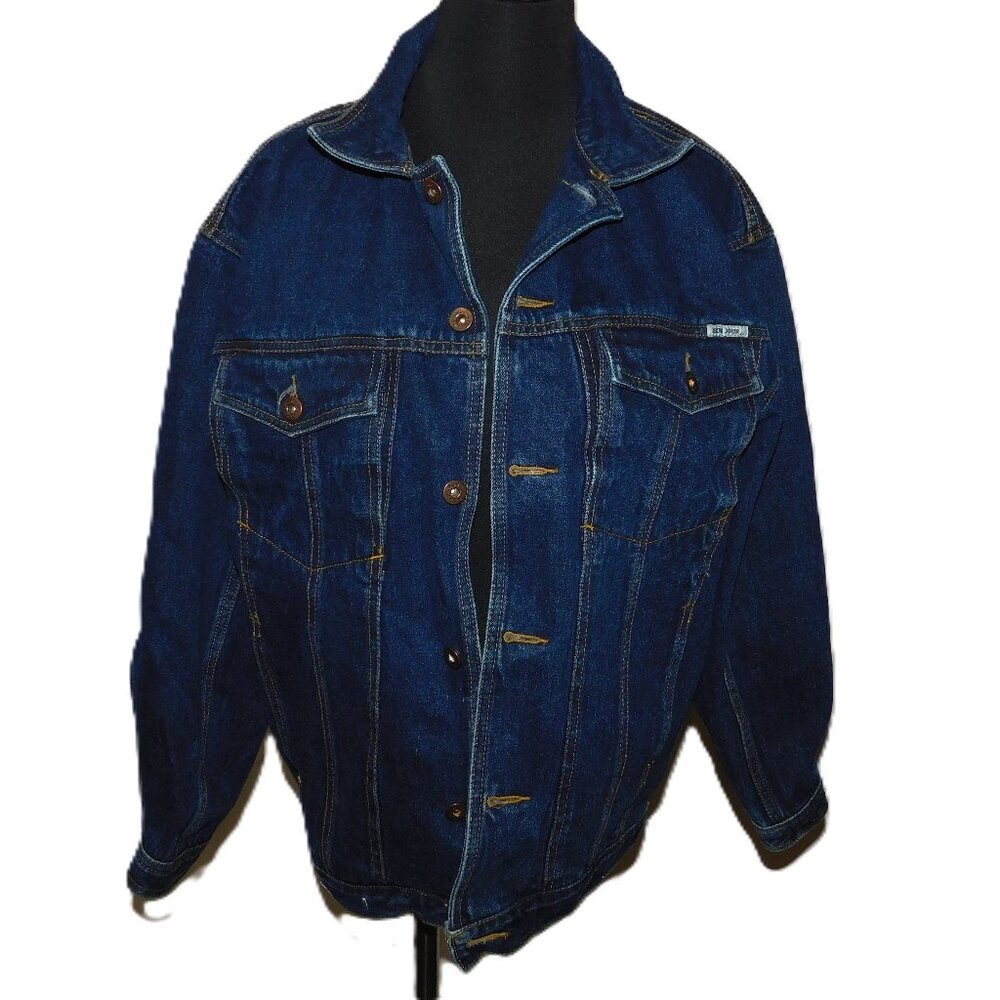 Bon Jour Vintage Demin Jacket Size Medium